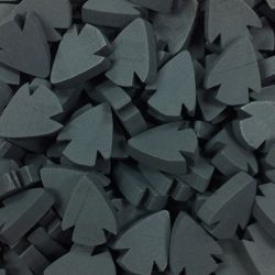 1 wooden arrowhead token