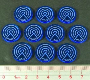 10 Tag Tokens for Android Netrunner LCG