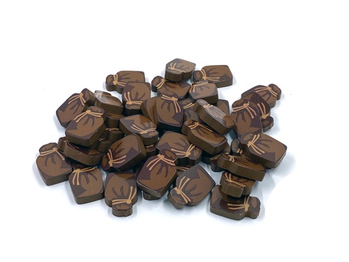 40-piece Set of Wooden Provisions tokens for Raiders of the North Sea and/or Paladins of the West Kingdom