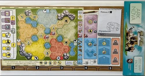 Ark Nova Card Game: Zoo Map Pack 1