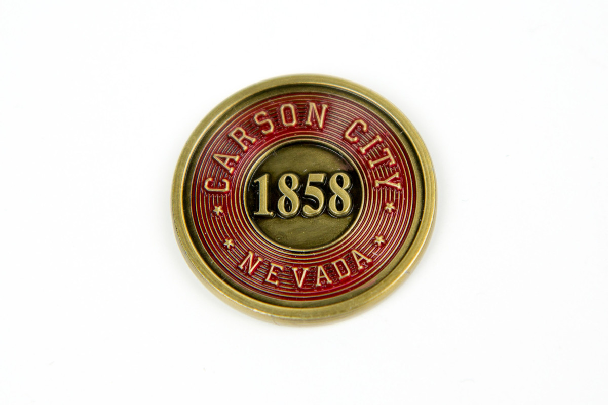 Carson City Metal Turn Marker Coin Carson City Metal Turn Marker Coin