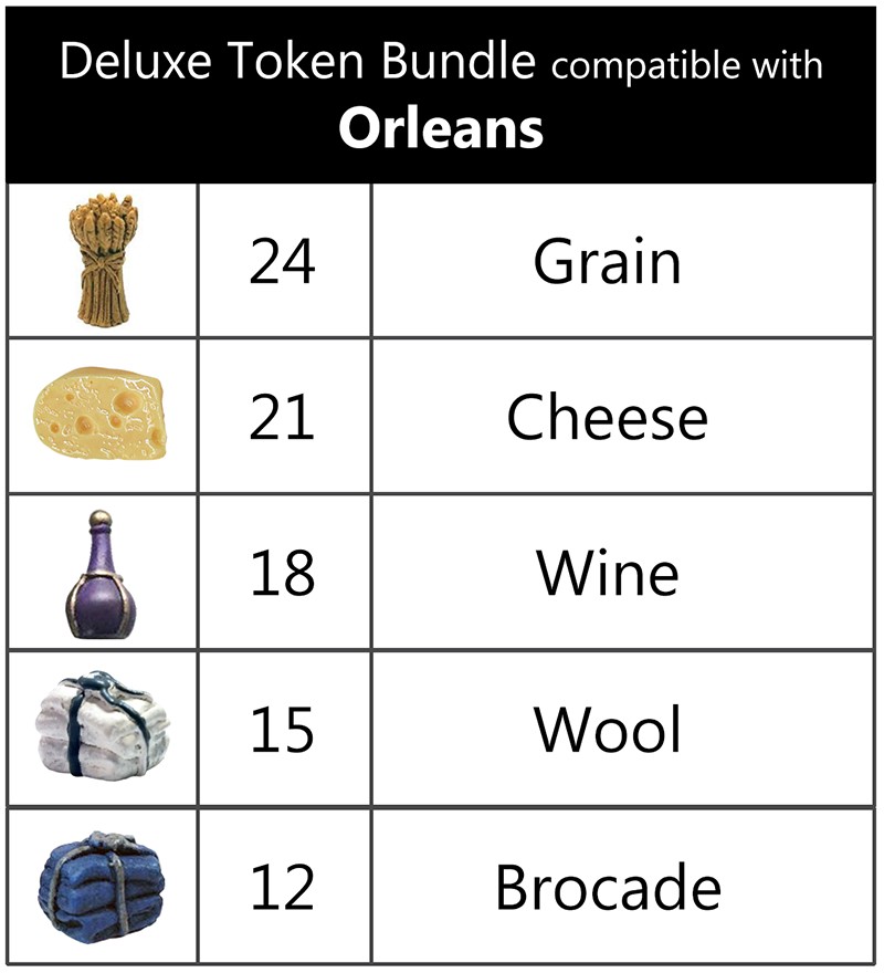 Deluxe Token Bundle compatible with Orleans Deluxe Token Bundle compatible with Orleans