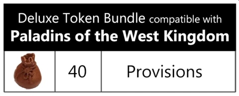 Realistic Token Bundle compatible with Paladins of the West Kingdom