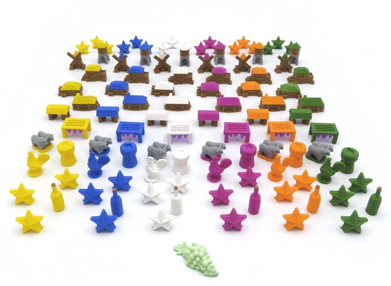 Full upgrade kit for Viticulture 103 pieces Full upgrade kit for Viticulture 103 pieces