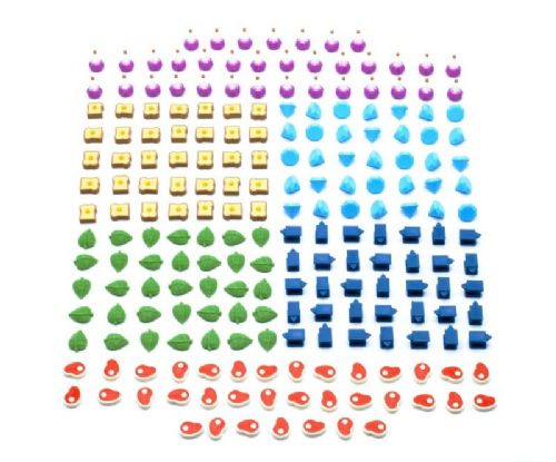 Goods tokens for Flamecraft 210 bioplastic pieces