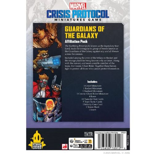 Marvel Crisis Protocol Guardians of The Galaxy Affiliation Pack Marvel Crisis Protocol Guardians of The Galaxy Affiliation Pack