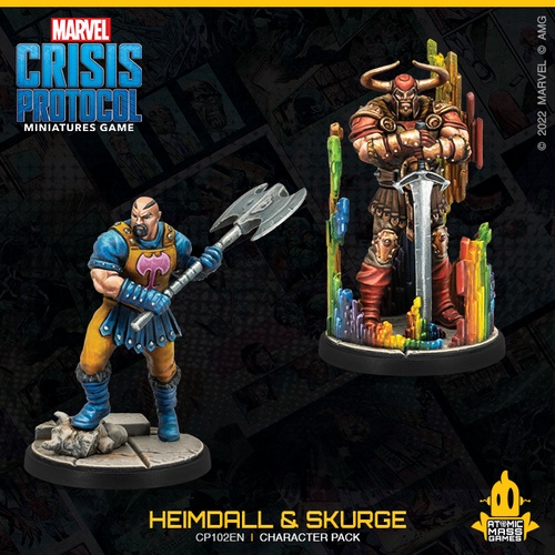 Marvel Crisis Protocol Heimdall and Skurge