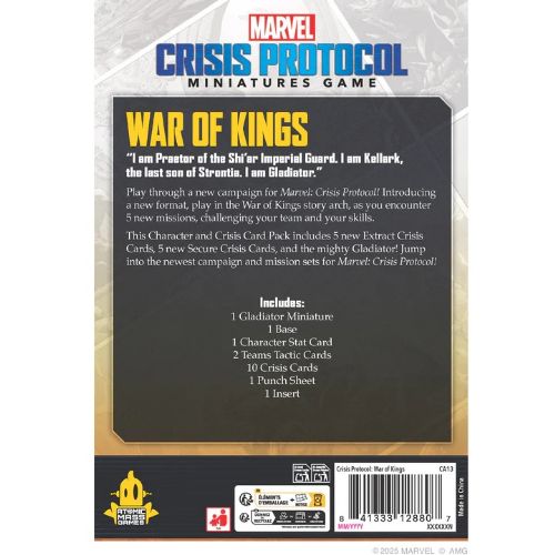 Marvel: Crisis Protocol War of Kings Character and Crisis Card Pack Marvel: Crisis Protocol War of Kings Character and Crisis Card Pack