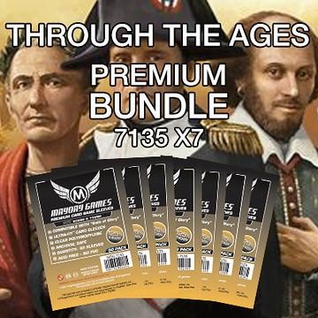 Premium Sleeves bundle for Through the Ages (MDG7135x7)