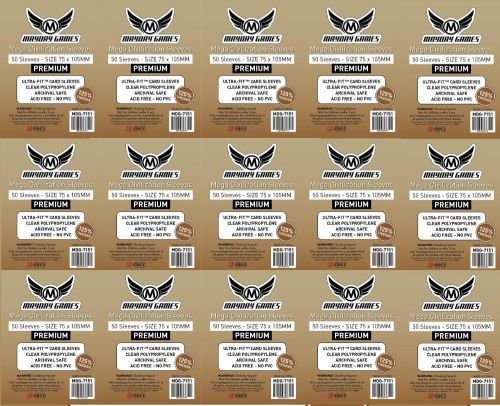 Premium Sleeves bundle for Mega Civilization (15xMDG7151)