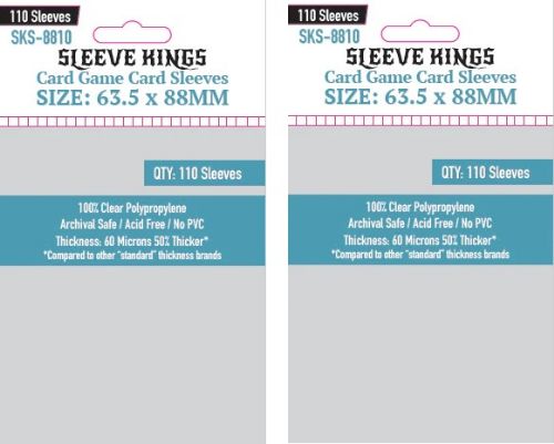 Sleeve King bundle for expansions to Renegade Deck building games (SKS8810x2)