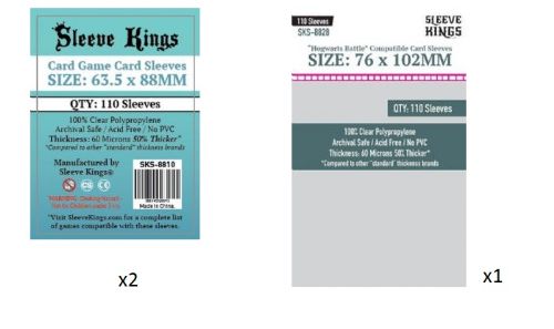 Sleeve Kings bundle for Renegade deck building games (SKS8810x2, SKS8828x1)