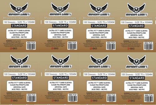 Standard Sleeves bundle for Mega Civilization (MDG7149x8)