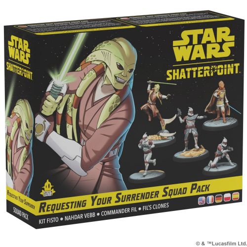 Star Wars Shatterpoint Requesting Your Surrender Kit Fisto Squad Pack