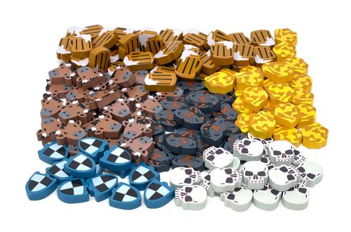 Upgraded Resources for Raiders of the North Sea and Expansions (137 pieces, NO PROVISIONS)